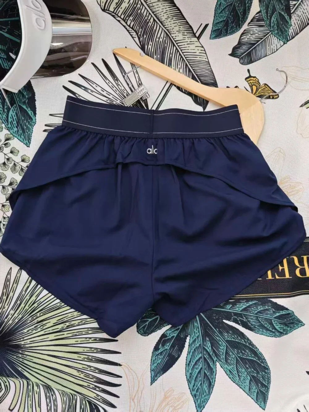 NWT🌹Alo Yoga Match Point Short Navy Blue - High Waist Athletic Tennis Shorts